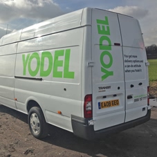 Photo of vehicle with graphics